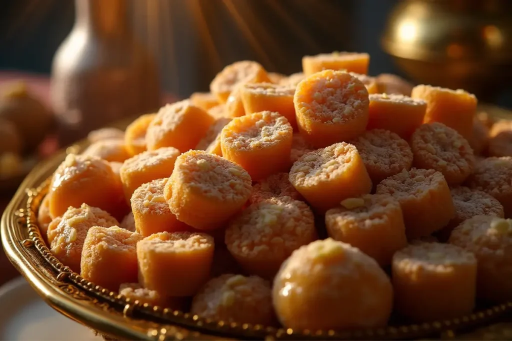 Pile of Ma'amoul Cookies on a Serving Dish