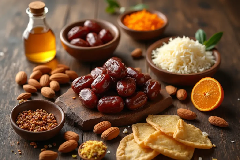 Key Ingredients for Arabic Sweets: Dates, Nuts, Honey, and Spices