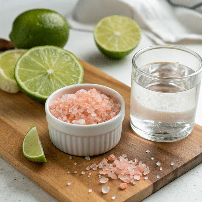 Ingredients to make Brazilian Mounjaro detox drink