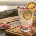 brazilian mounjaro recipe 3 ingredients glass lemon pink salt