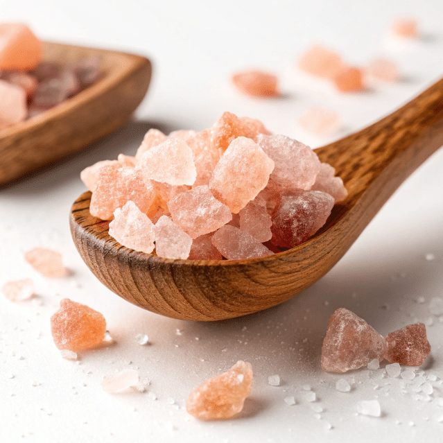 Himalayan pink salt used in the pink salt trick