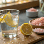 What is the pink salt trick drink with lemon and pink salt