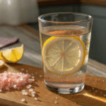 Pink salt trick for weight loss morning drink with lemon