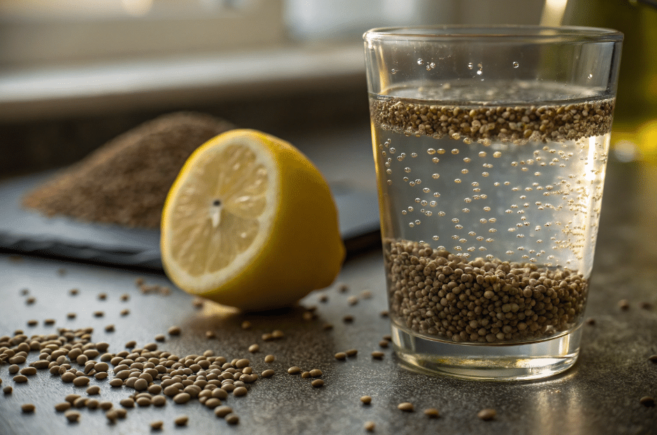 Soaked flax and chia seeds for the bariatric seed trick